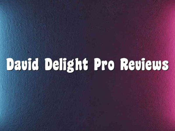 David Delight Pro Reviews