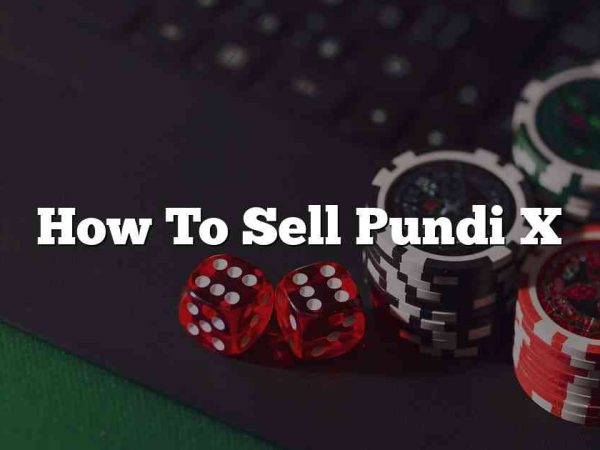 How To Sell Pundi X