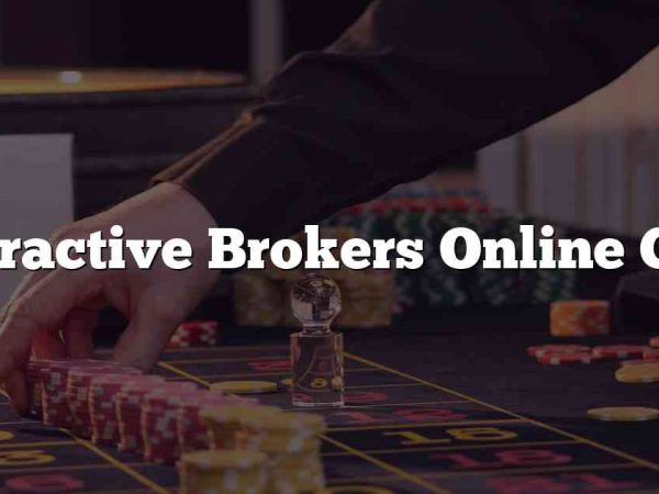 Interactive Brokers Online Chat