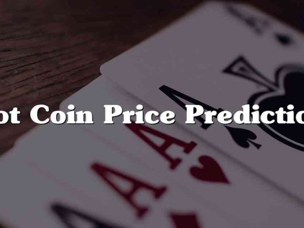 Pot Coin Price Prediction