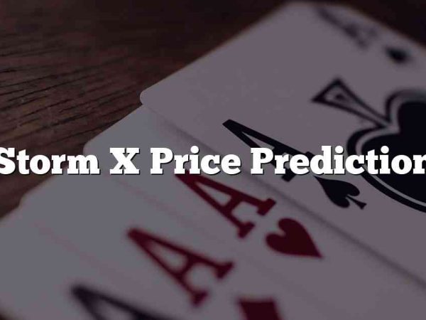 Storm X Price Prediction